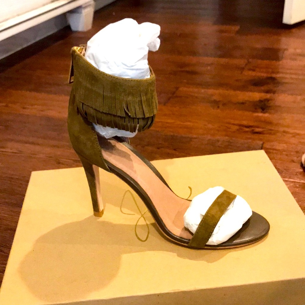 Joie fringe heels